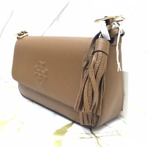 Tory Burch Thea Flap Shoulder Bag in Moose