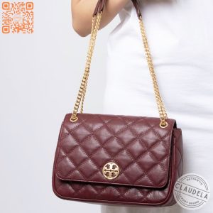 TORY BURCH Willa Shoulder Bag Claret
