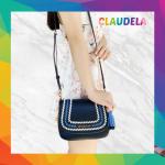 SALE!! MICHAEL KORS Bedford Flap Small in Blue Multi Leather