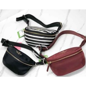 KATE SPADE Watson Lane Betty Belt Bag in Black Nylon