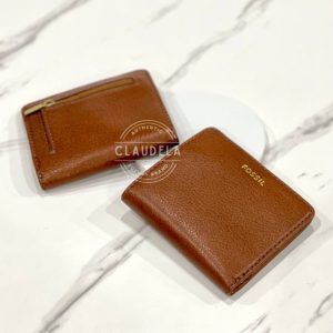 FOSSIL Madison Bifold Wallet Full Leather in Brown