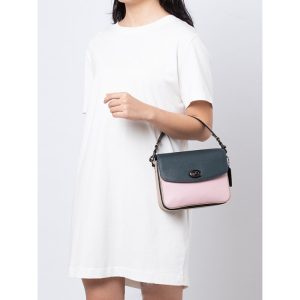 COACH Cassie 19 Crossbody in Colorblock Pine Tree Aurora Multi