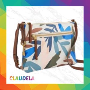 FOSSIL Fiona Small Crossbody in Natural Floral