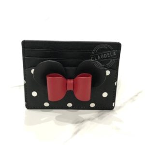 KATE SPADE x Disney New York Minnie Card Holder in Black Multi