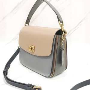 COACH Cassie 19 in Colorblock Taupe Multi