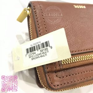 FOSSIL RFID Logan Bifold in Multi Brown-100% Asli super langka dan bestseller only 1 pcs