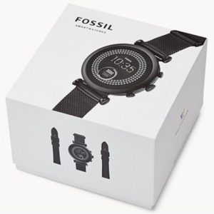 FOSSIL Gen 4 Women Sloan HR Smartwatch in Black Stainless Mesh Set - FTW6055SET (Sealed Box)