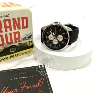 FOSSIL Autocross Multifunction Black Silicone Men’s Watch (BQ2553)