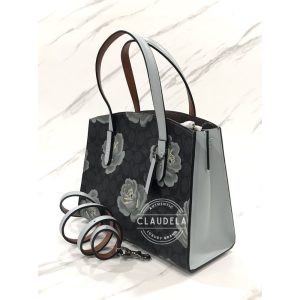 COACH Charlie Carryall 28 in Signature Rose Print