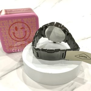 FOSSIL Flynn Chronograph Smoke Stainless Steel Men’s Watch (BQ1126IE)