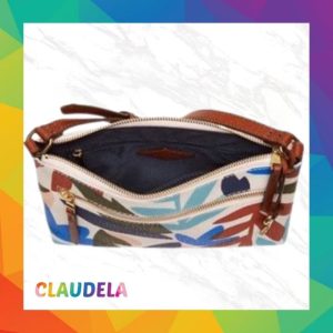 FOSSIL Fiona Small Crossbody in Natural Floral