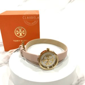 TORY BURCH Reva Double Wrap Leather Strap Nude Women’s Watch (TBW4030)