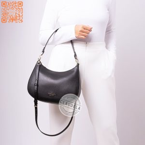 Kate Spade Staci Hobo Shoulder Bag in Black Saffiano Leather
