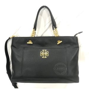 TORY BURCH Britten Satchel in Black