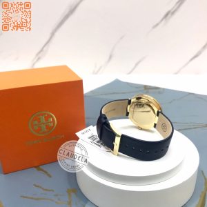 TORY BURCH Reva Leather Strap Navy Women’s Watch (TBW4021)