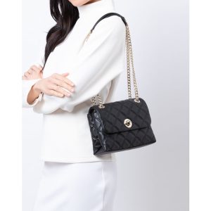 KATE SPADE Natalia Flap Small Convertible Shoulder Bag in Black