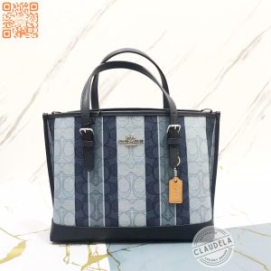 Coach Mollie 25 Strap Signature Jacquard with Stripes Midnight Multi