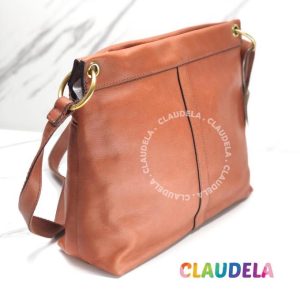FOSSIL Caitlyn Crossbody in Brown Leather