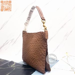 AIGNER Irena Foldover Small Hobo in Toffie