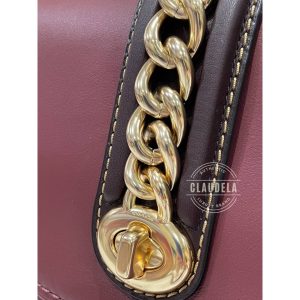 COACH Faye Chain Elevation Carryall in Oxblood