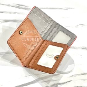 FOSSIL Madison Bifold Wallet Leather 3D Owl Full