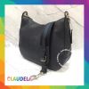COACH Jes Hobo Shoulder Bag in Navy Leather