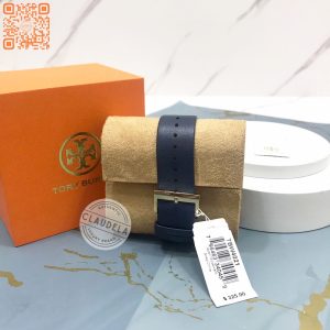 TORY BURCH Reva Leather Strap Navy Women’s Watch (TBW4021)