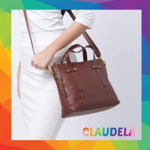 FOSSIL Felicity Satchel in Brown Leather