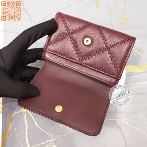 TORY BURCH Willa Card Case Claret (Maroon)