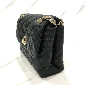 KATE SPADE Natalia Flap Small Convertible Shoulder Bag in Black