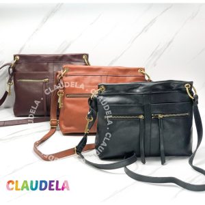 FOSSIL Caitlyn Crossbody in Black Leather