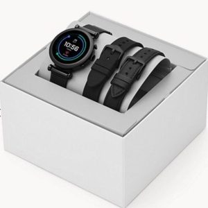 FOSSIL Gen 4 Women Sloan HR Smartwatch in Black Stainless Mesh Set - FTW6055SET (Sealed Box)