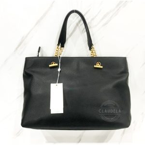 TORY BURCH Britten Satchel in Black