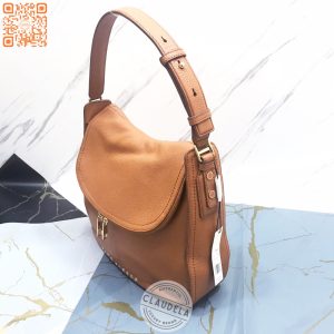 MARC JACOBS Groove Large Hobo in Smoked Almond with Gold Hardware