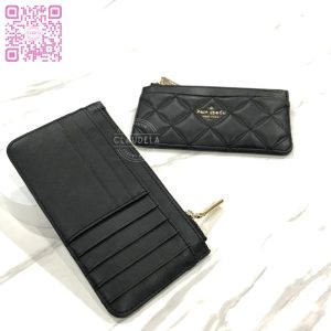 KATE SPADE Natalia Long Slim Card Holder in Black