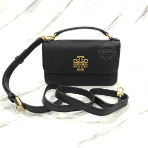 TORY BURCH Britten Mini Top Handle Bag in Black