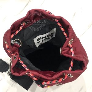 BIMBA Y LOLA Large Bucket Bag Nylon in Raspberry