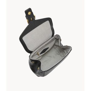 FOSSIL Liv Mini Backpack in Black Leather Super Langka Bestseller only 1 pcs