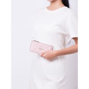 KATE SPADE Natalia Long Slim Card Holder in Rose Smoke