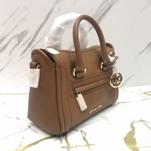 Michael Kors Carine Satchel XS in Luggage Leather