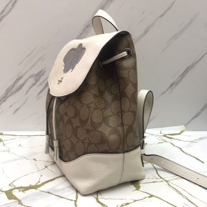 Coach X Disney Dumbo Elle Medium Backpack in Signature Chalk
