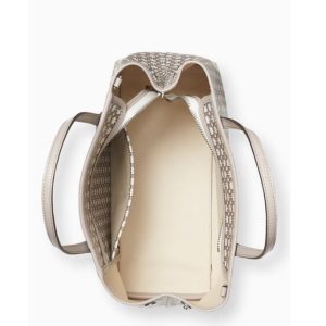 KATE SPADE Mini Link Tote in White Multi