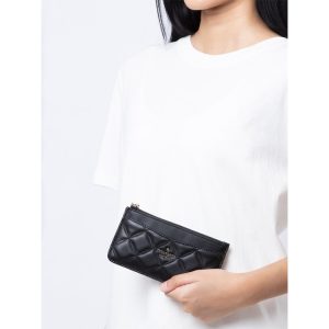 KATE SPADE Natalia Long Slim Card Holder in Black