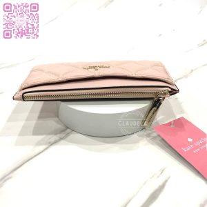 KATE SPADE Natalia Long Slim Card Holder in Rose Smoke