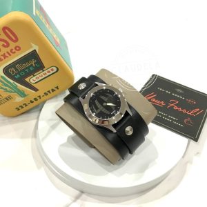 FOSSIL Big Tic Analogue-Digital Men’s Watch in Brown Leather (ES4936)