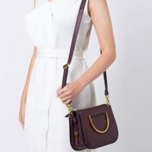FOSSIL Ryder Satchel Top Handle in Fig