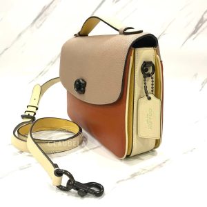 COACH Cassie Crossbody in Colorblock Ginger Multi
