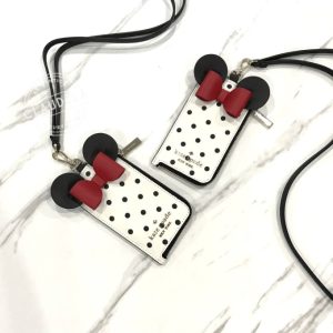 KATE SPADE x Disney New York Minnie Lanyard in White Multi