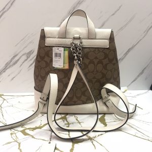 Coach X Disney Dumbo Elle Medium Backpack in Signature Chalk