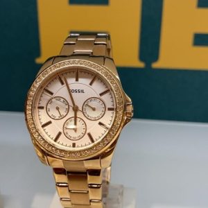 Fossil Women’s Watch Janice Multifunction Rose Gold - Tone Stainless Stell - BQ3316